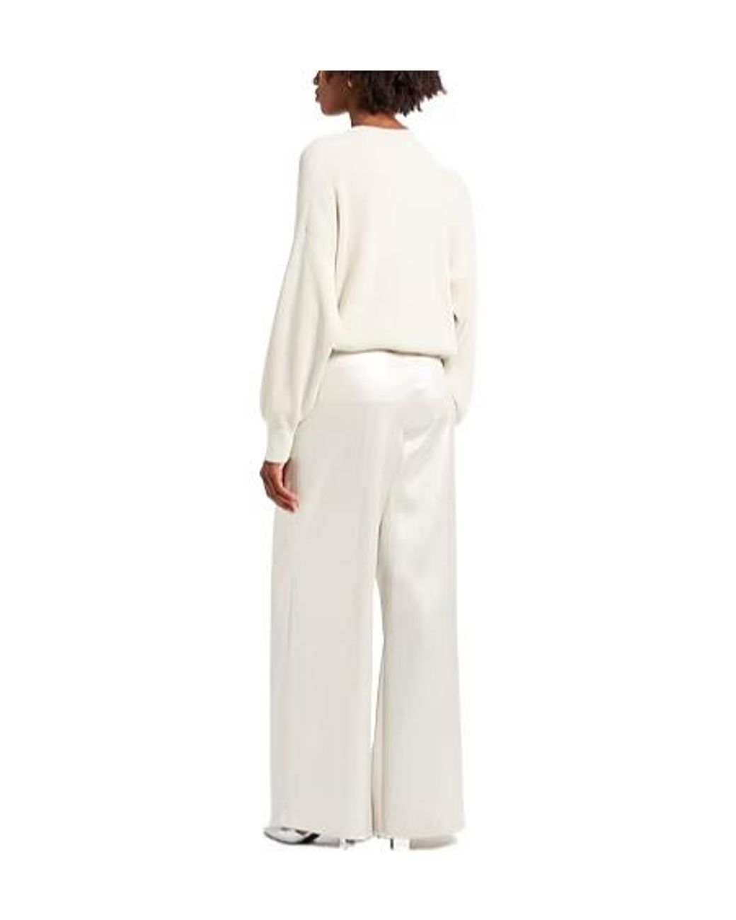 Brunello Cucinelli White Sweater Cotton