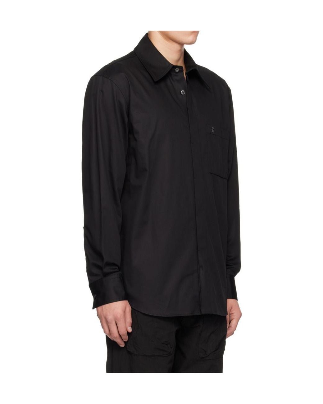 Wooyoungmi Black Oversized Shirt for men