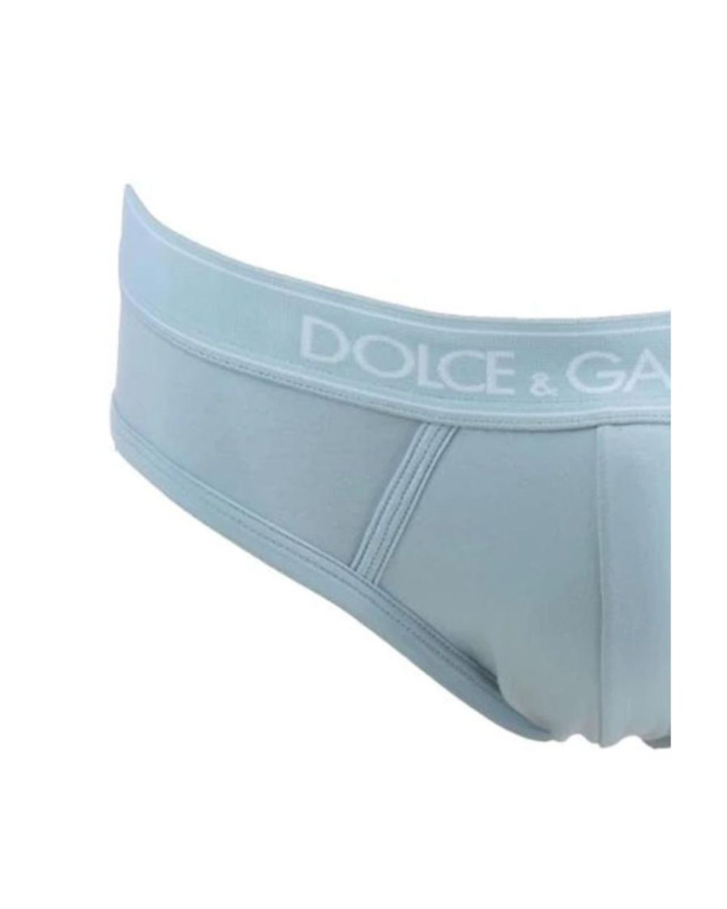 Dolce & Gabbana Blue Logo Detail Panties for men