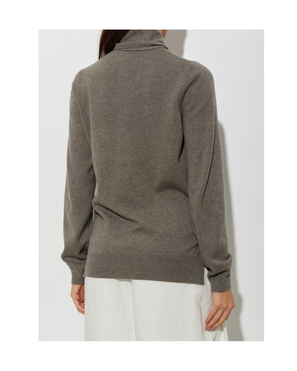 Fabiana Filippi Gray Long-Sleeved Sweater