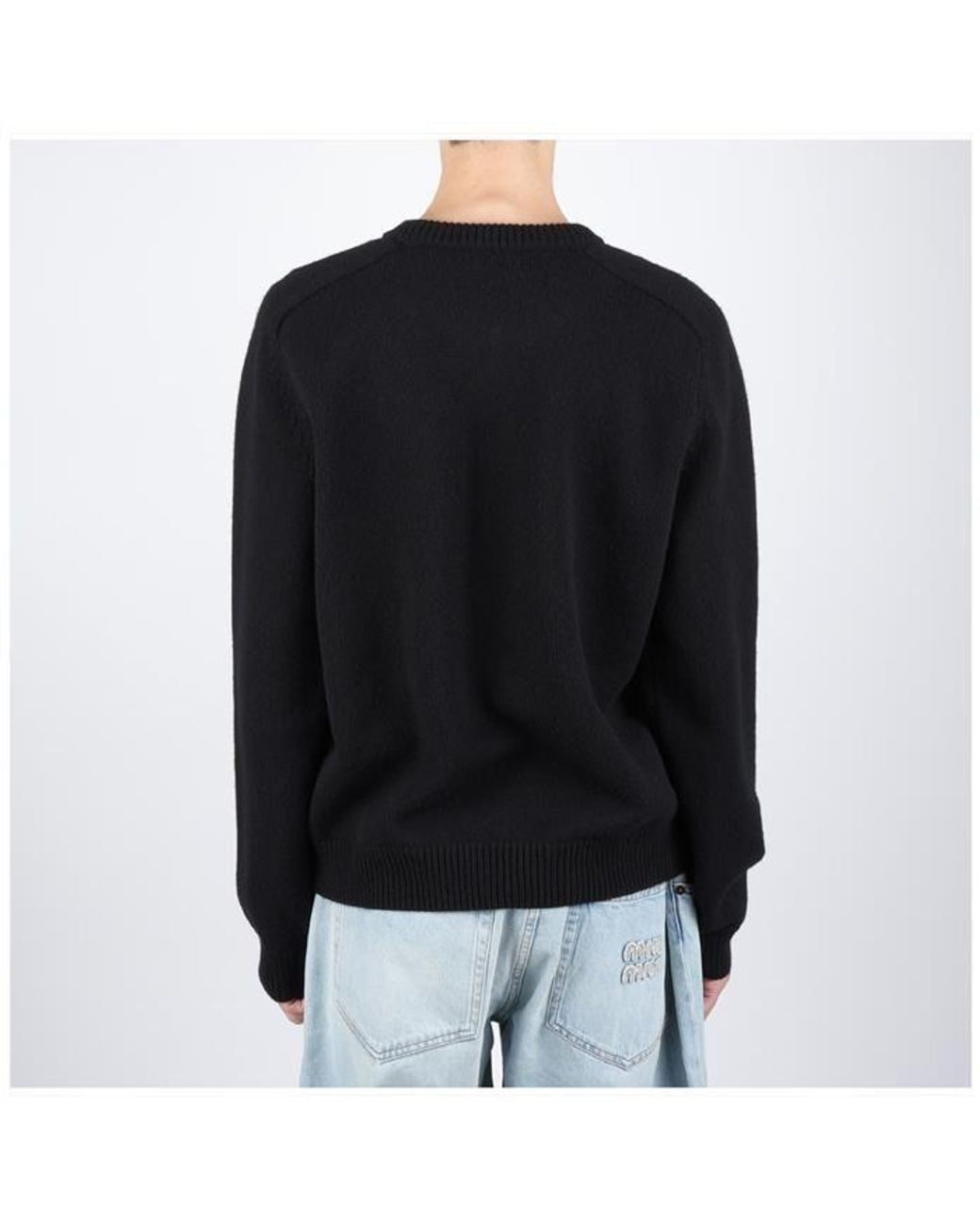 Céline Black Crew Neck Sweater for men