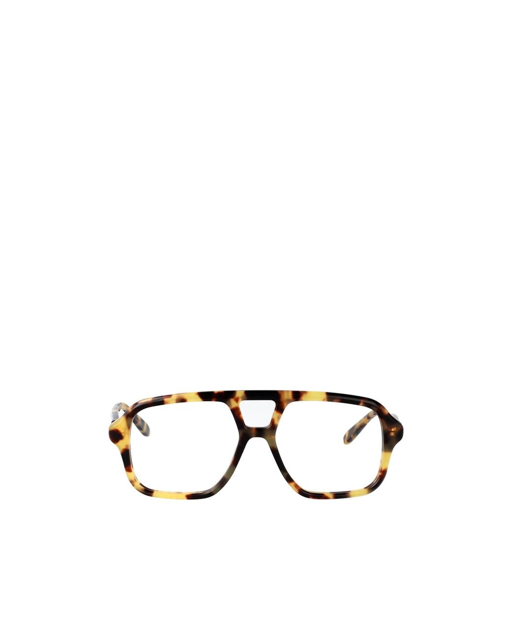 Loewe White Pilot Frame Glasses