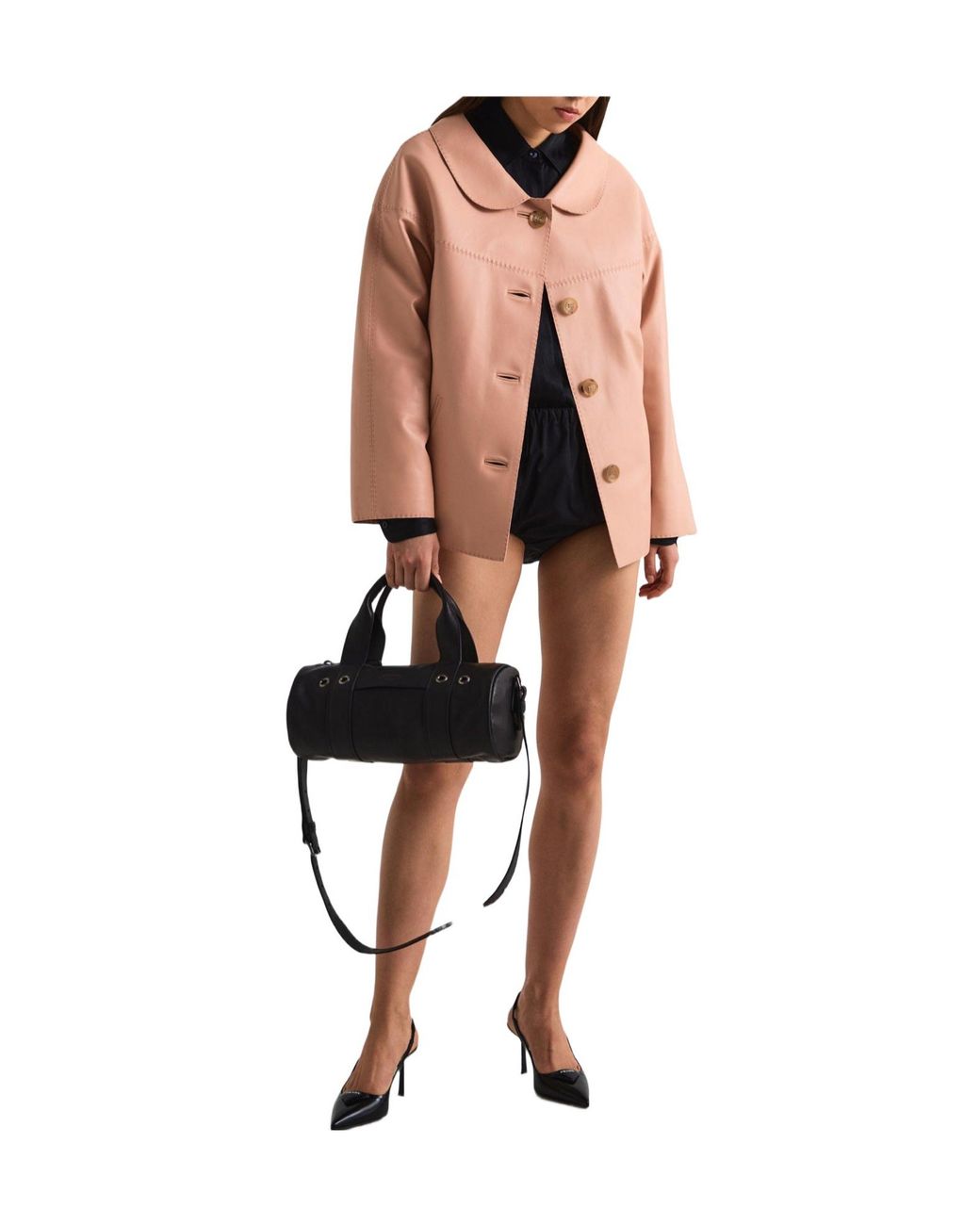 Prada Pink Leather Jacket