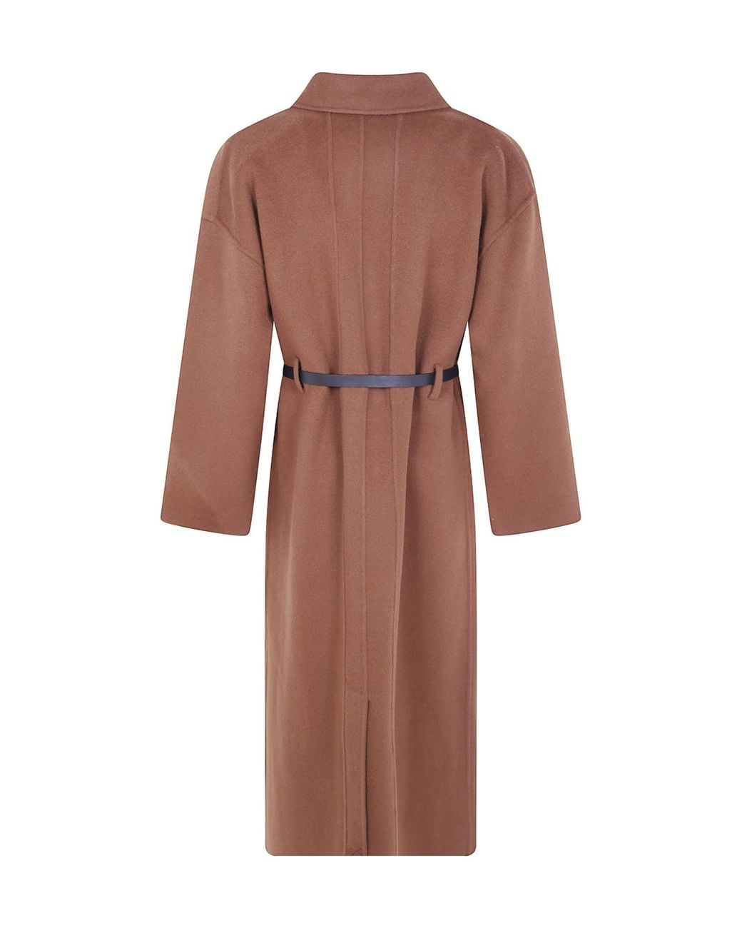Semicouture Brown Isolde Belted Coat