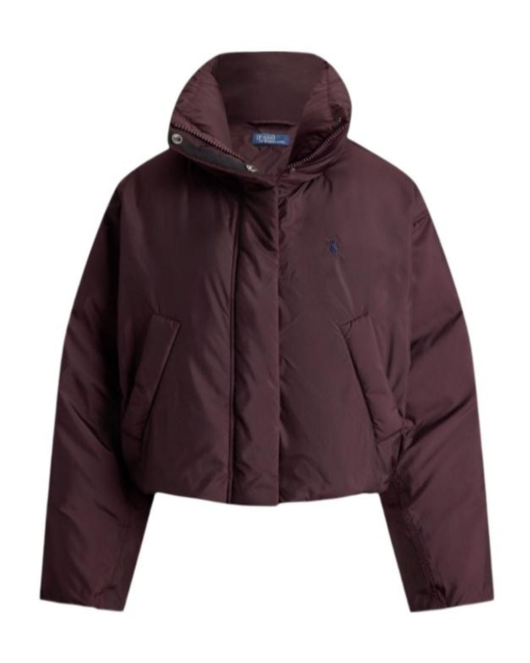 Polo Ralph Lauren Purple Long-Sleeved Down Jacket
