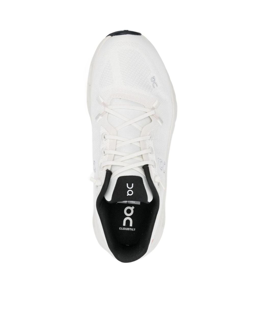 On Shoes White Cloudtilt Lace-Up Sneakers