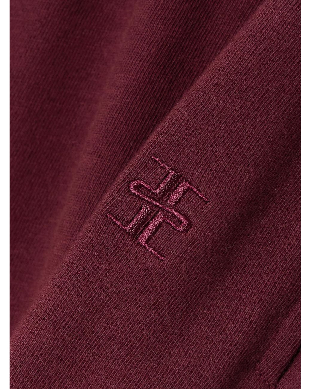 ÉTERNE Purple Soft Cotton Sweatpants