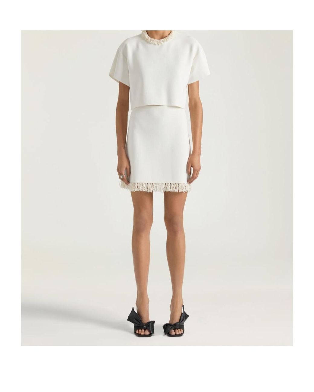 Givenchy White Crop Top