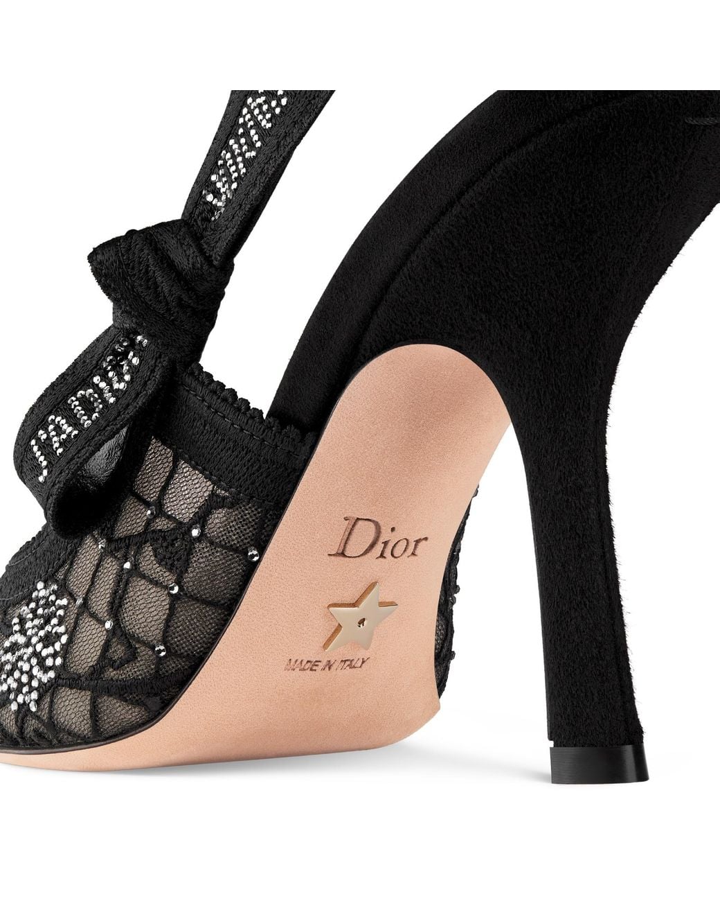 Dior Black J'A Slingback Pump
