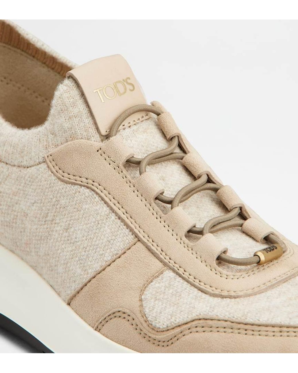 Tod's Natural Dot Socks Sneakers