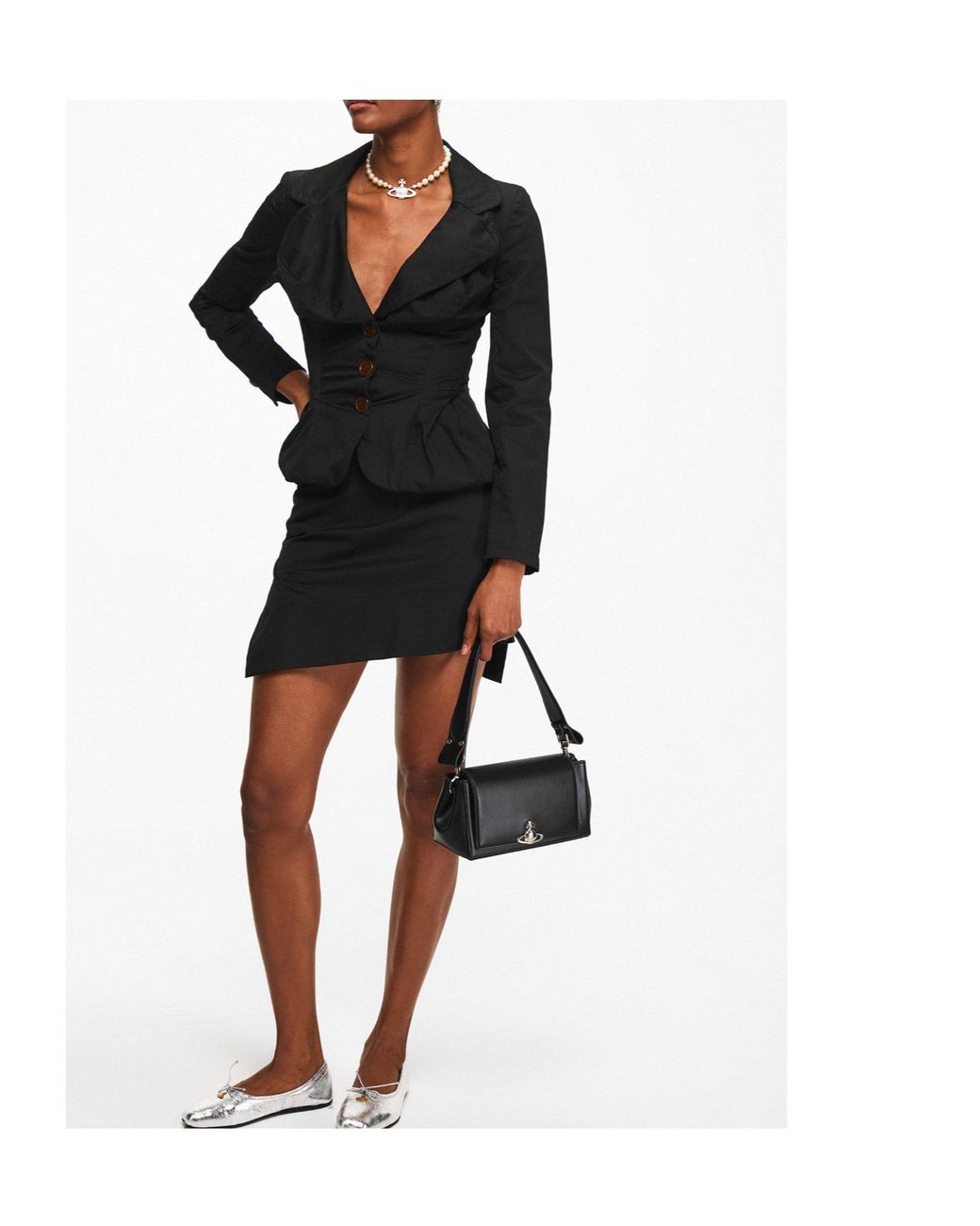 Vivienne Westwood Black Viv Drnkn Jkt Ld61
