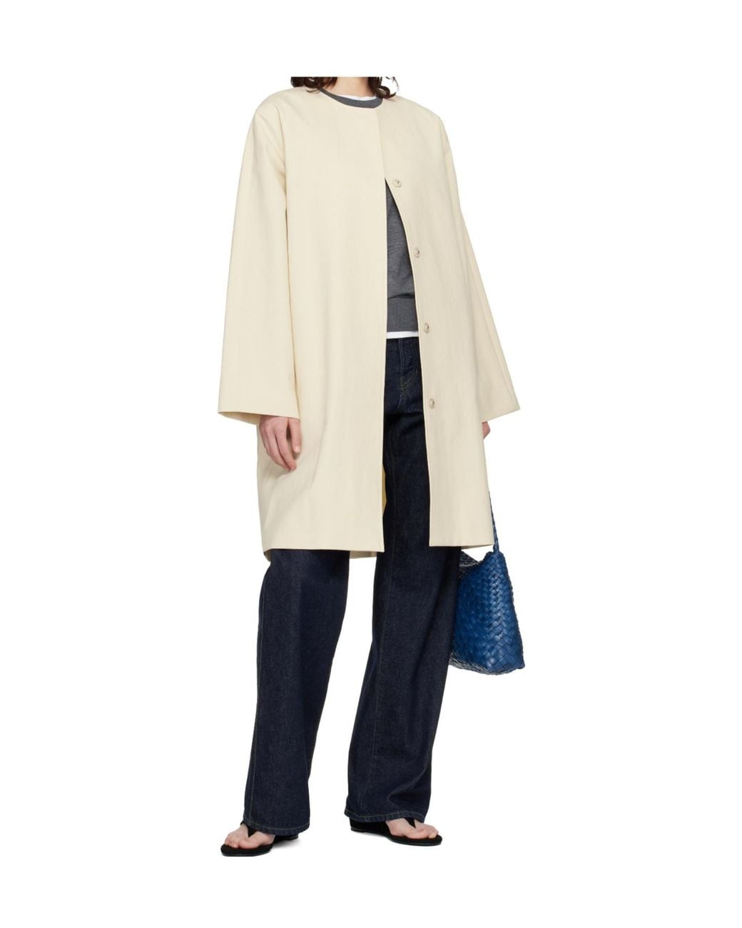 Loulou de Saison Natural Merill Buttoned Coat