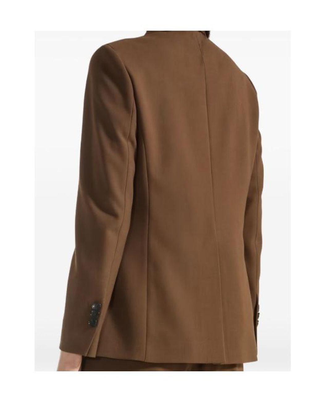 Seventy Brown Long-Sleeved Blazer