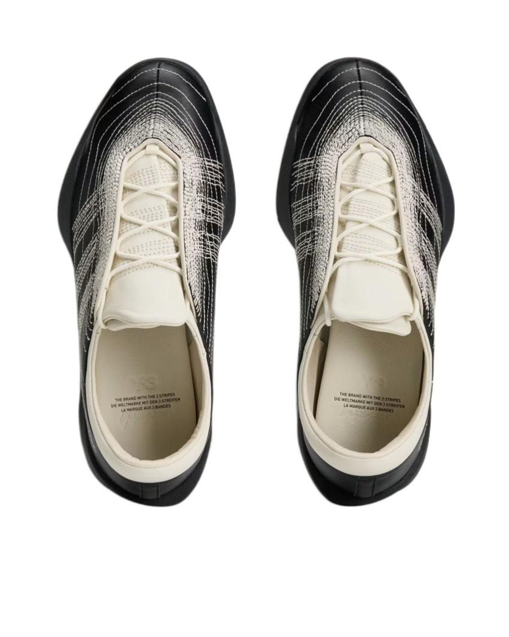 Y-3 Black Regu Low-Top Sneakers for men