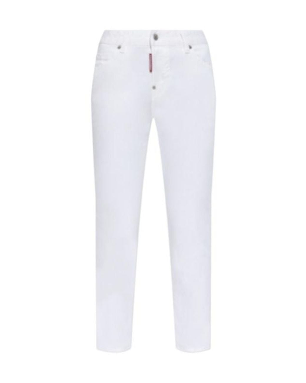 DSquared² White Slim Fit Jeans