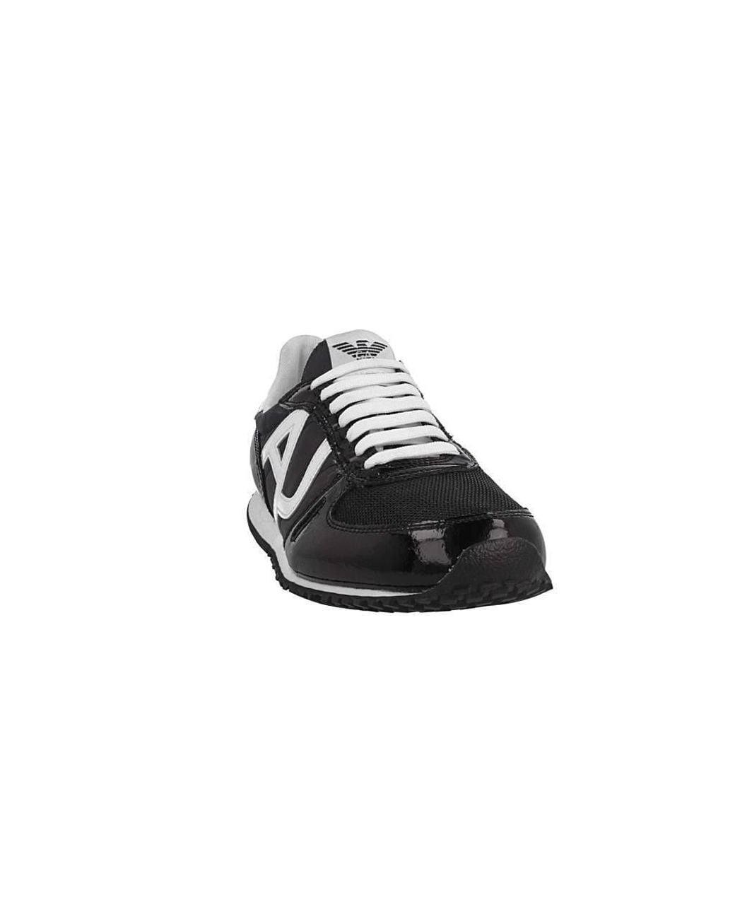 Armani Jeans Black Logo Details Casual Sneakers for men