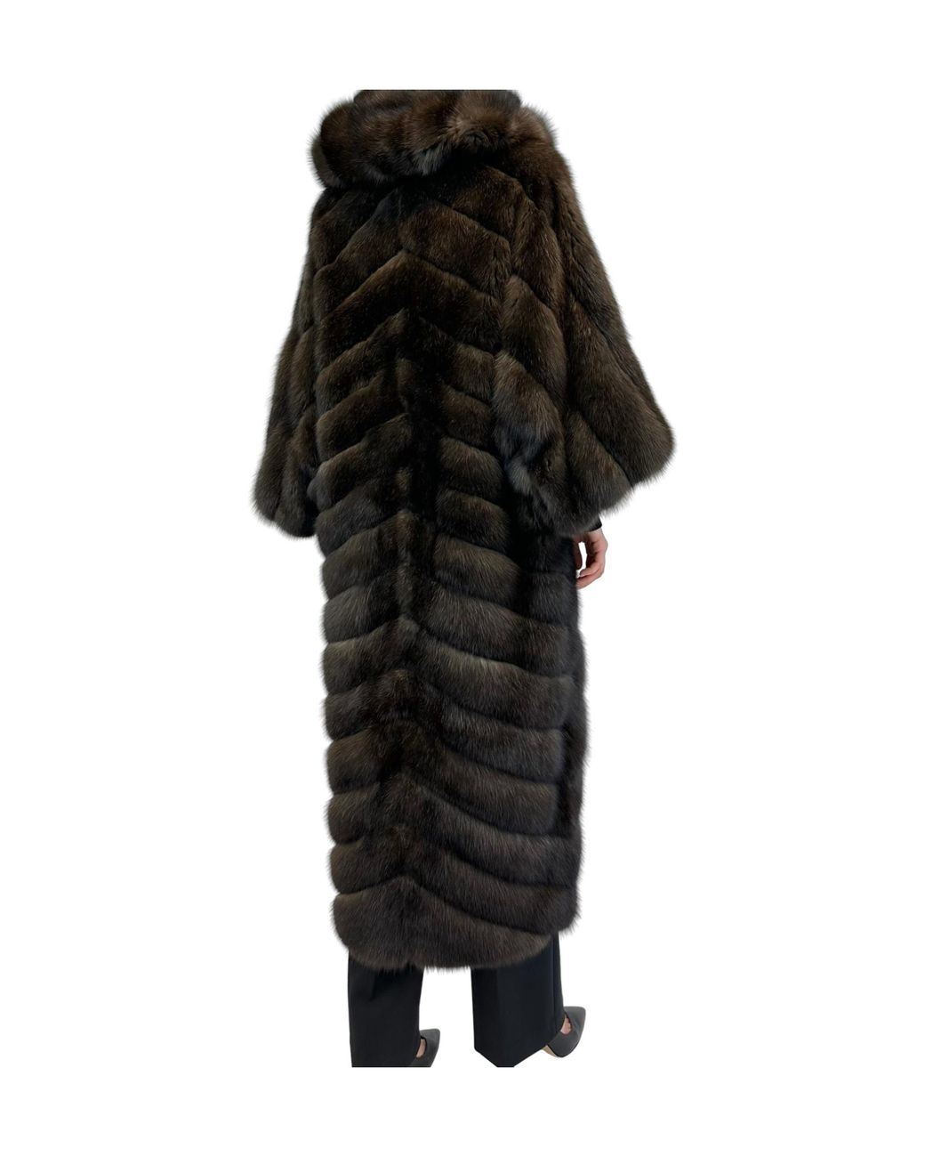 Liska Black Long-Sleeved Coat