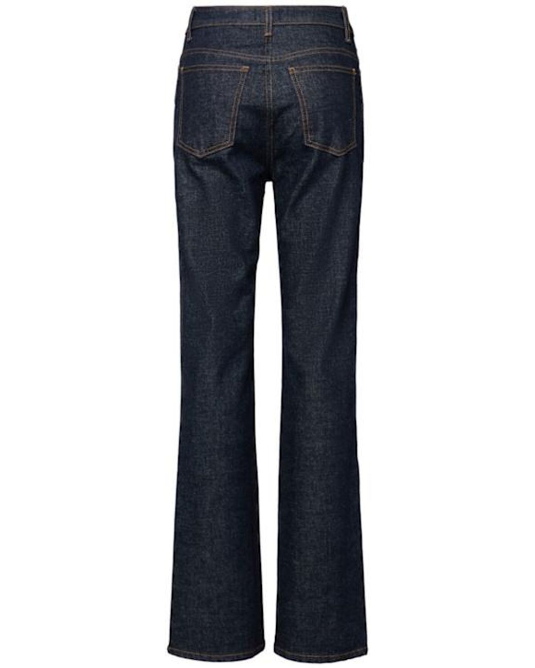 Khaite Blue Danielle Denim High-Rise Straight Jeans