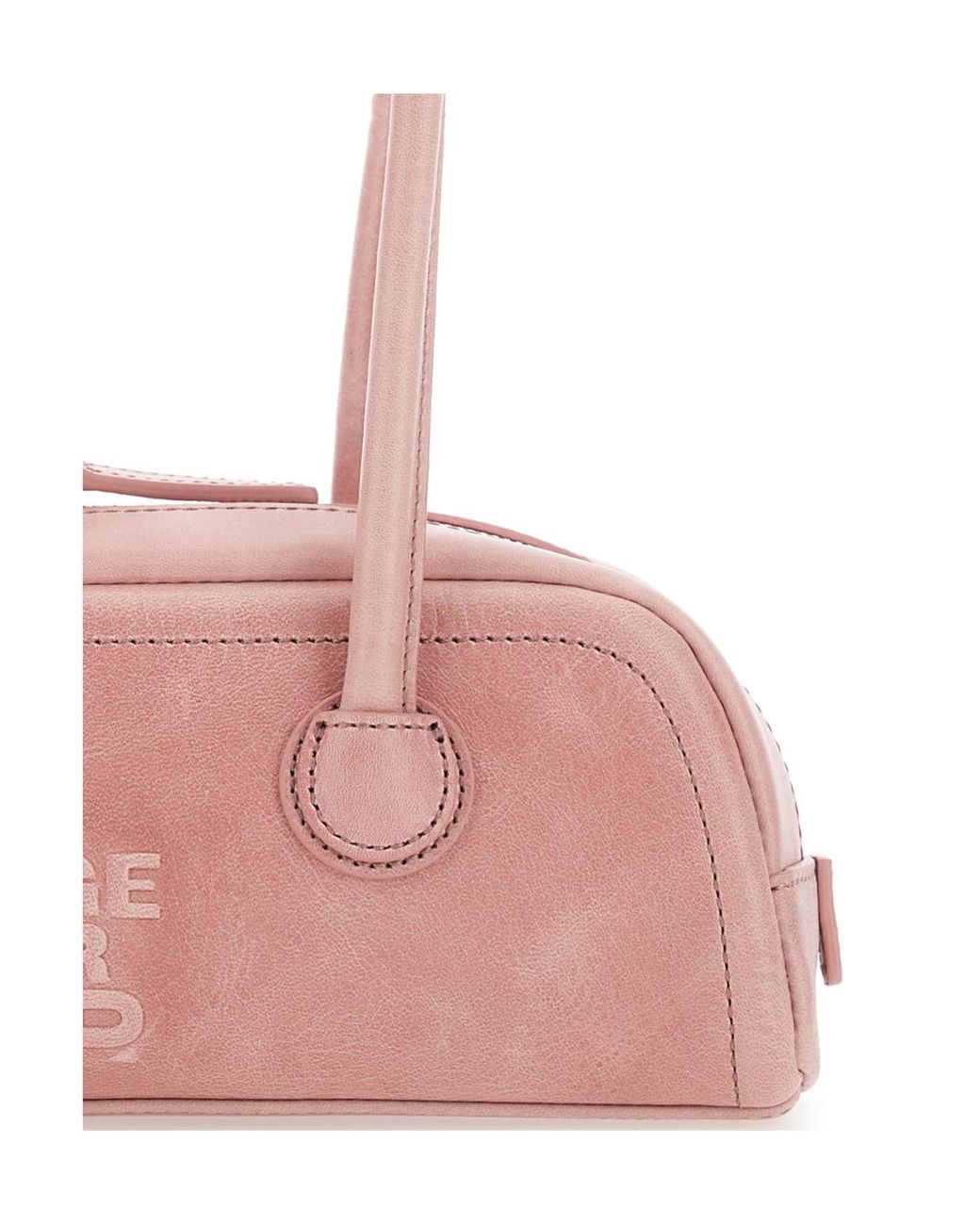 MARGE SHERWOOD Pink Soft Boston Mini Shoulder Bag
