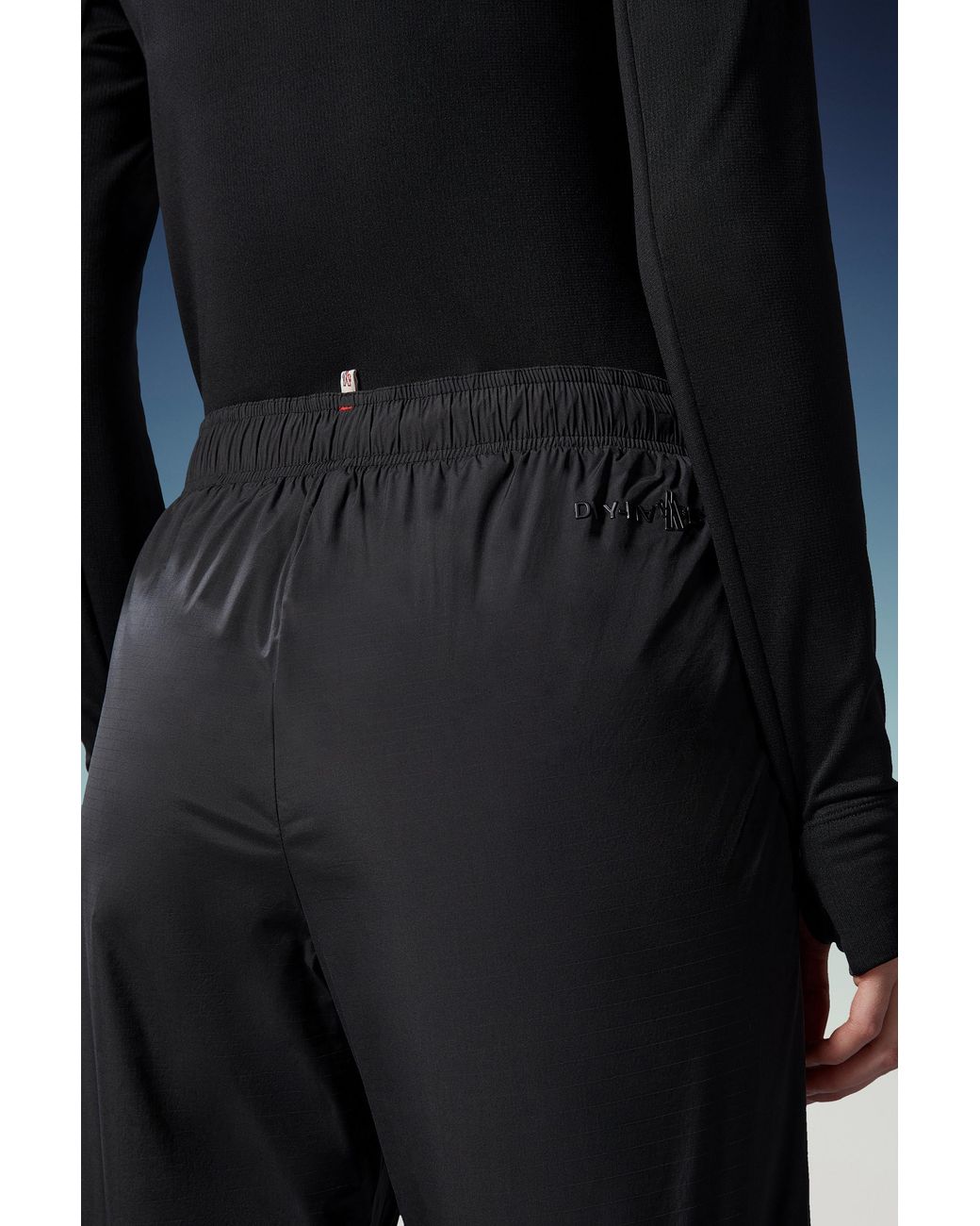 Moncler Black Grenoble Ripstop Drawstring Trousers
