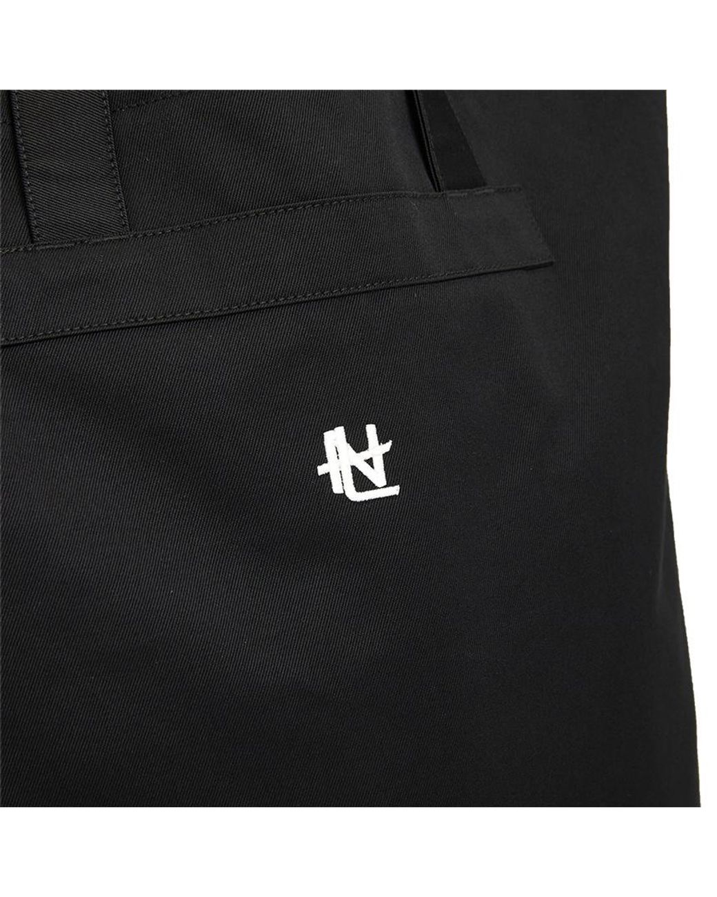 Nanamica Black Logo Tote Bag