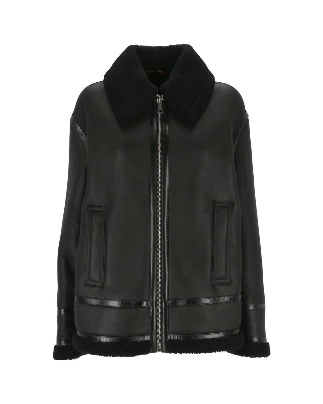 Gucci Black Collared Zip-Up Jacket