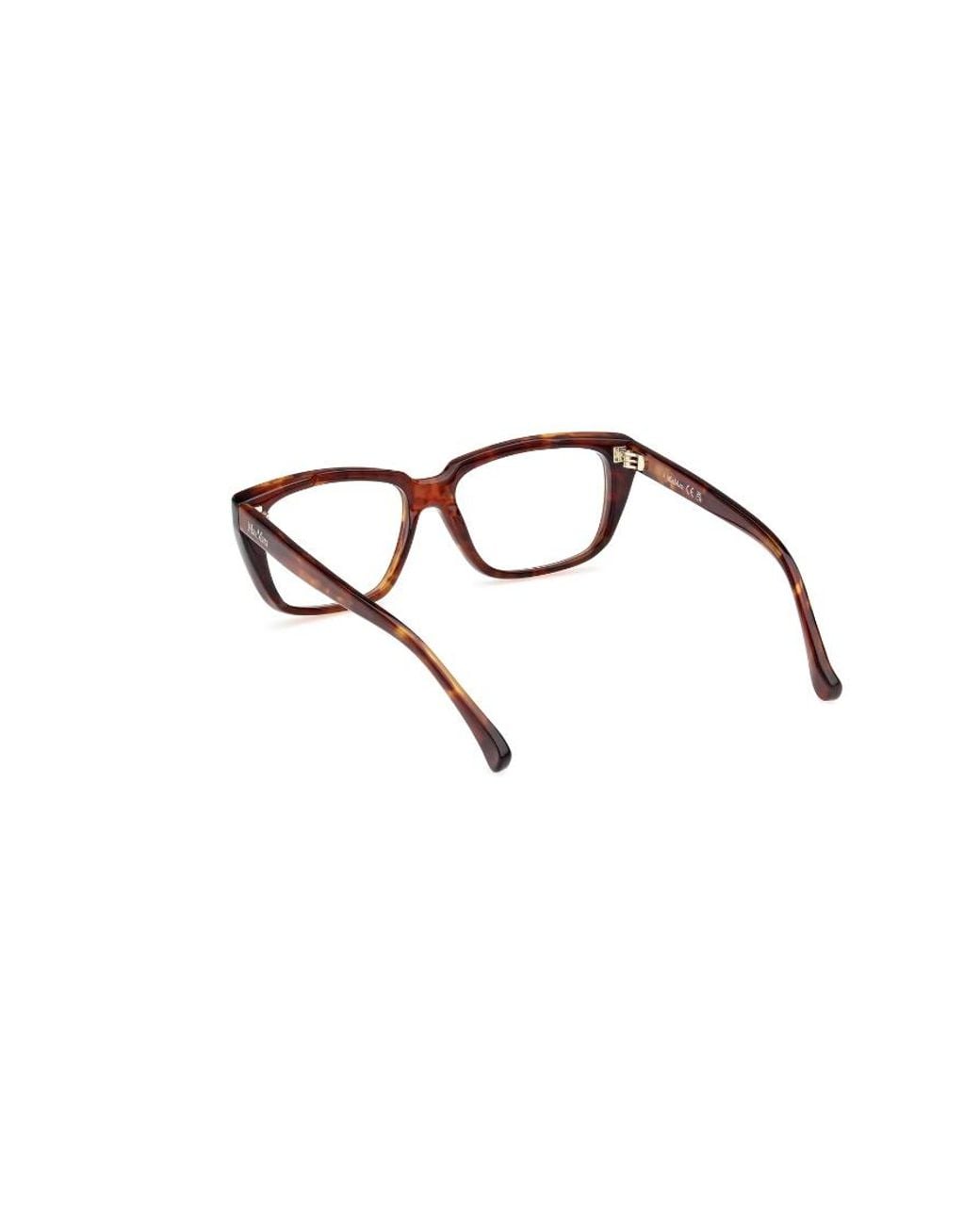 Max Mara White Square Frame Glasses