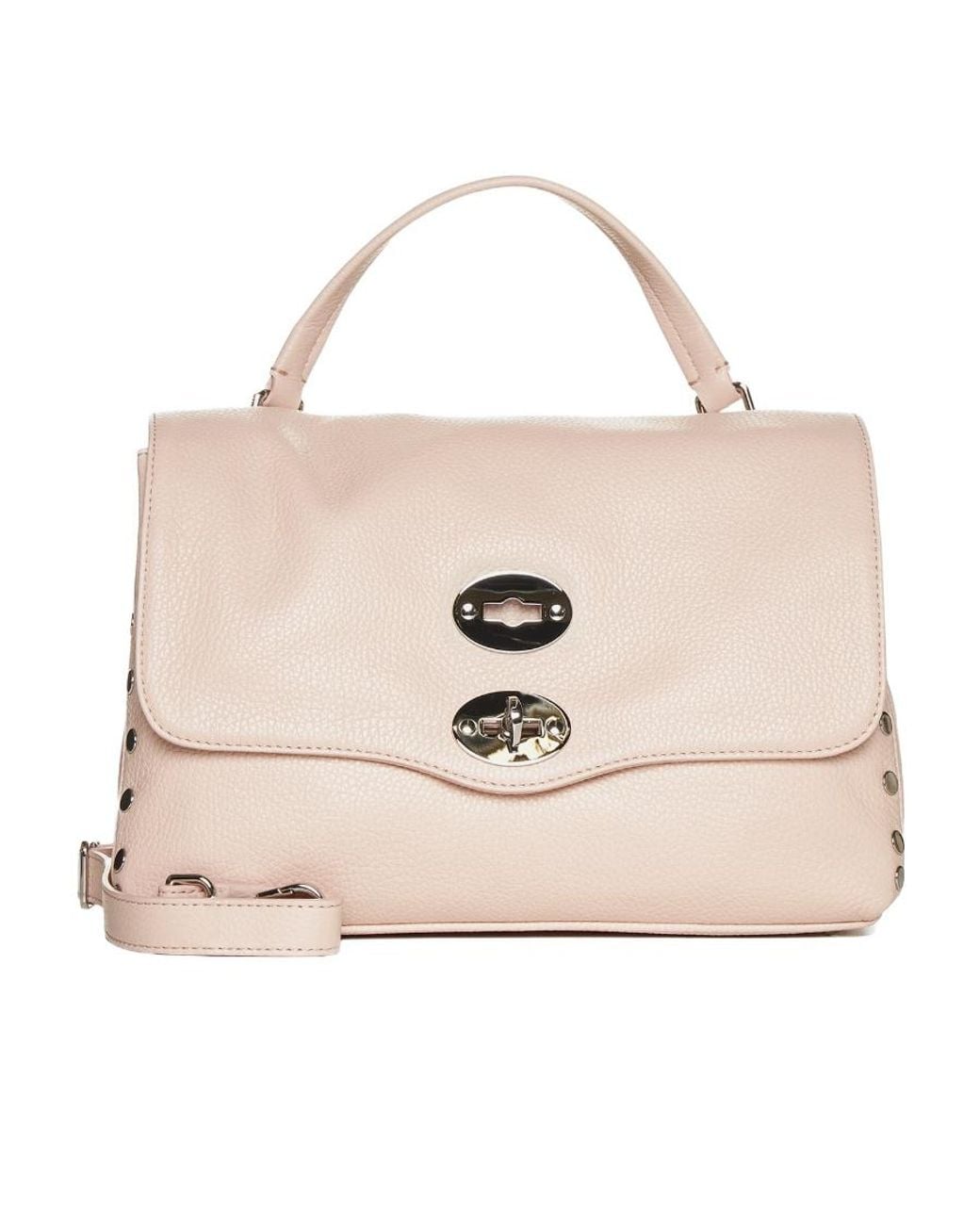 Zanellato Natural Postina Twist-Lock Top Handle Bag
