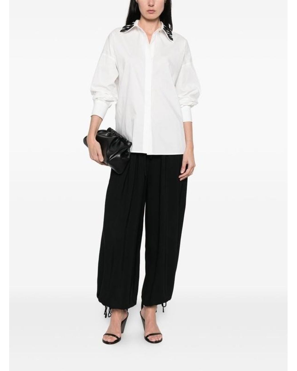 Max Mara Gray Studio Mstgene Button-Up Shirt