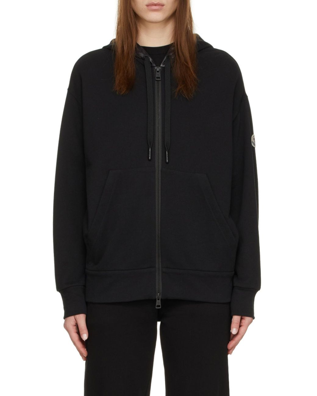 Moncler Black Born To Protect-Print Hoodie