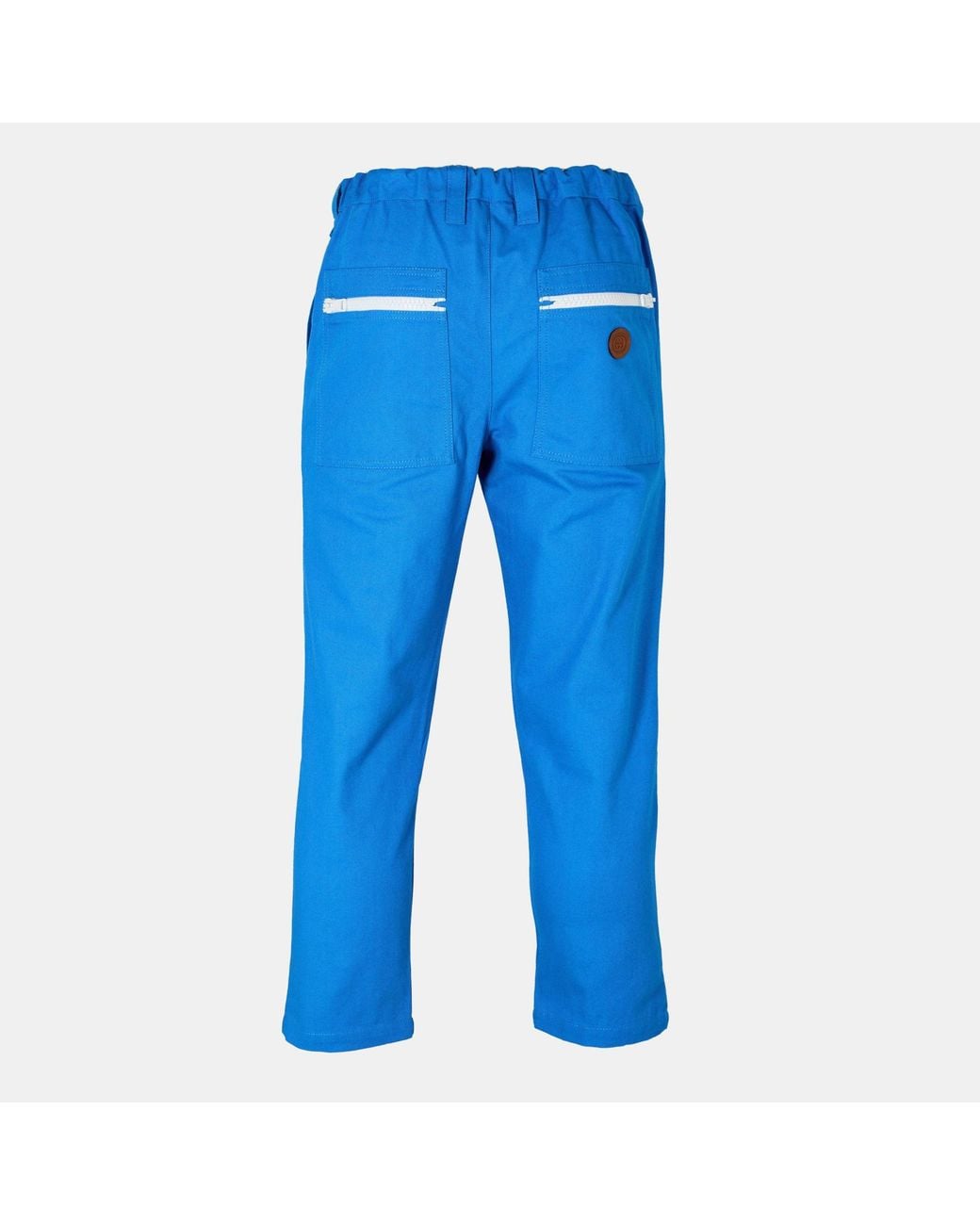 Gucci Blue Straight Trousers for men
