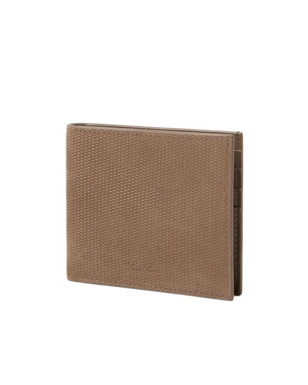 Loro Piana Brown Extra Compact Wallet for men