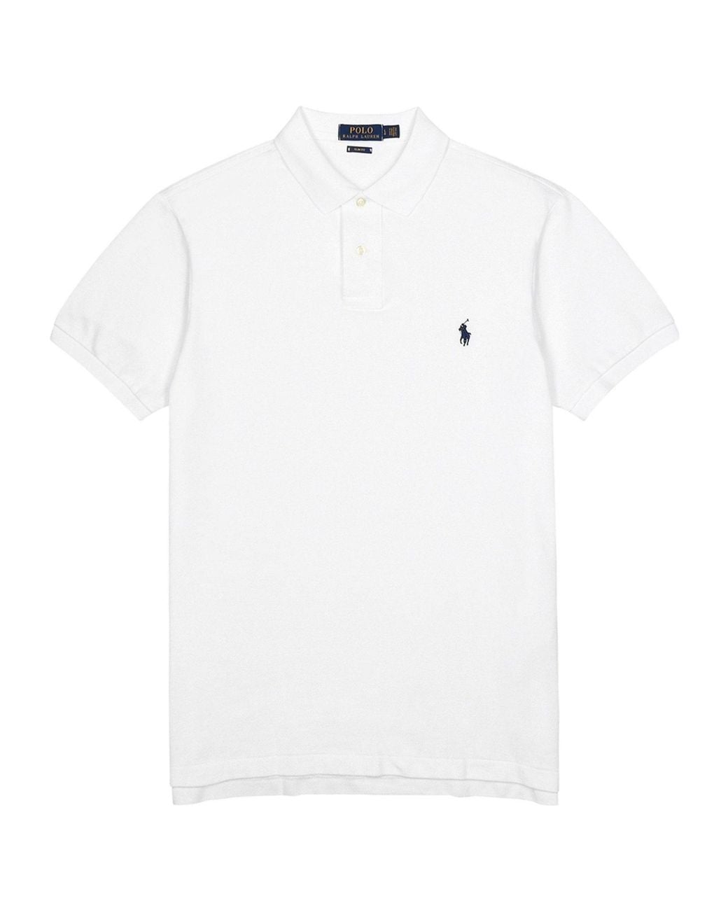 Polo Ralph Lauren White Short-Sleeved Polo Shirt for men