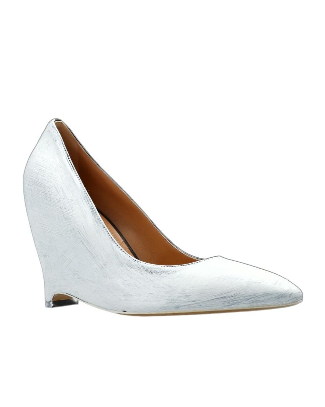 Maison Margiela White Heeled Wedge Shoes