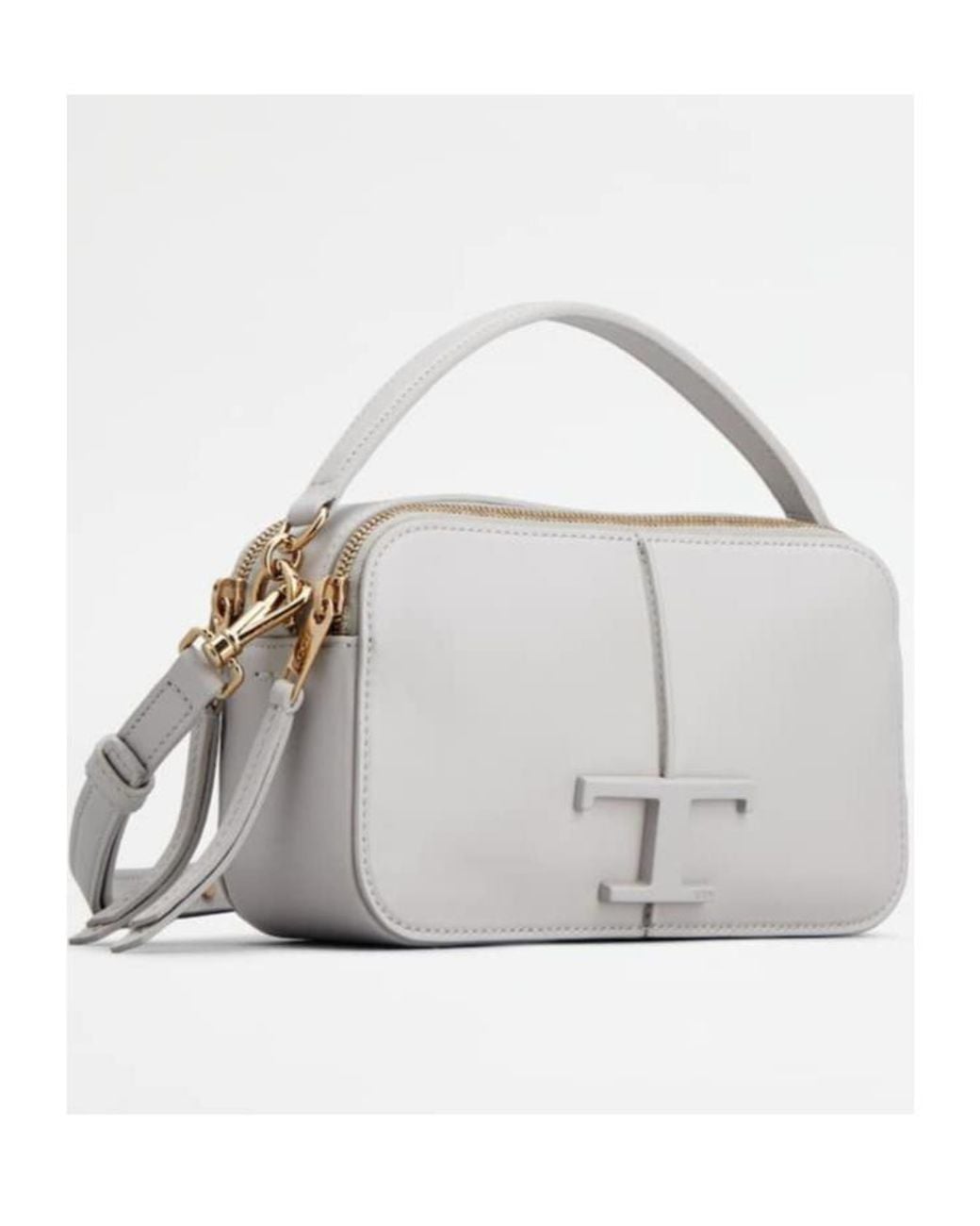 Tod's Gray T Timeless Crossbody Bag