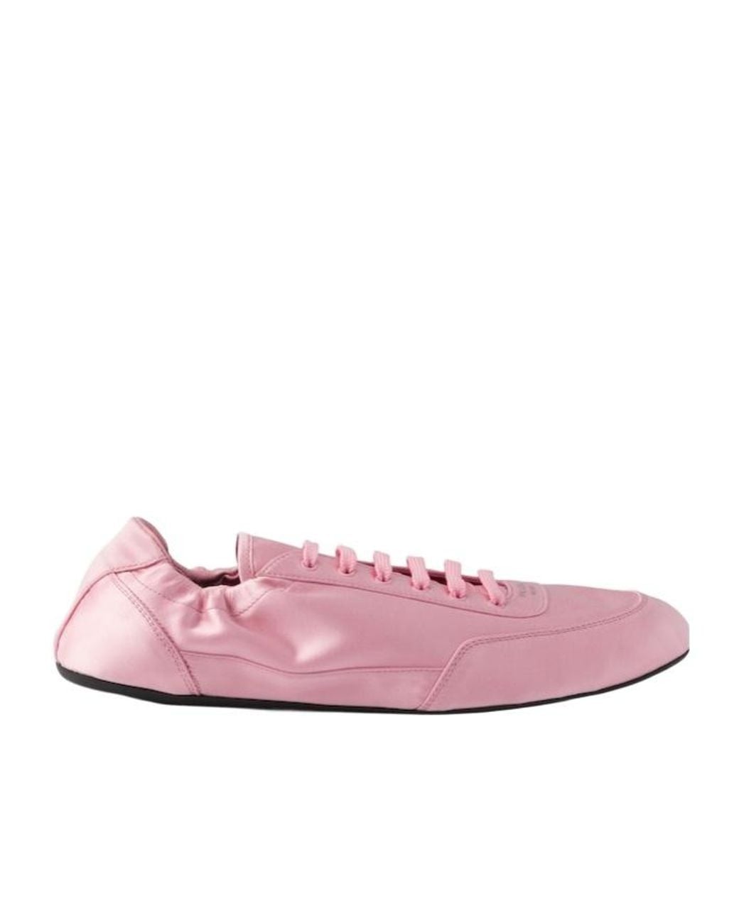 Prada Pink Collapse Low-Top Sneakers
