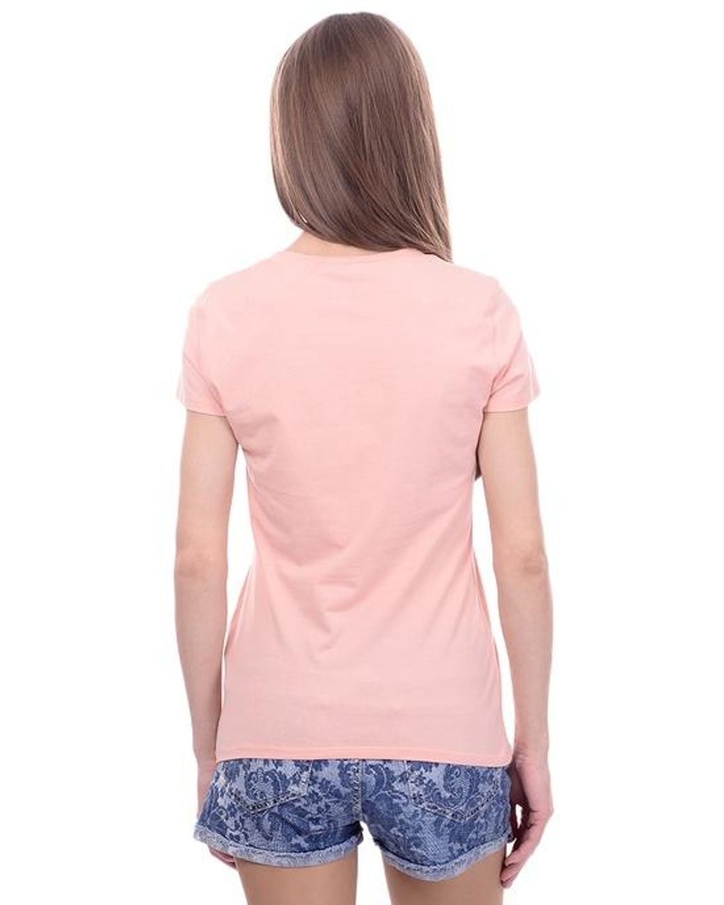 Armani Jeans Pink Crew Neck T-Shirt