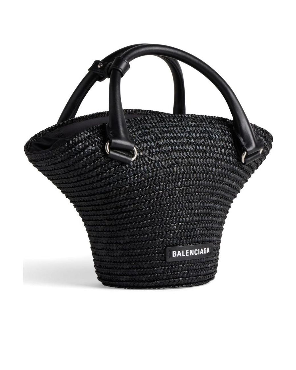Balenciaga Black Beach Mini Tote Bag