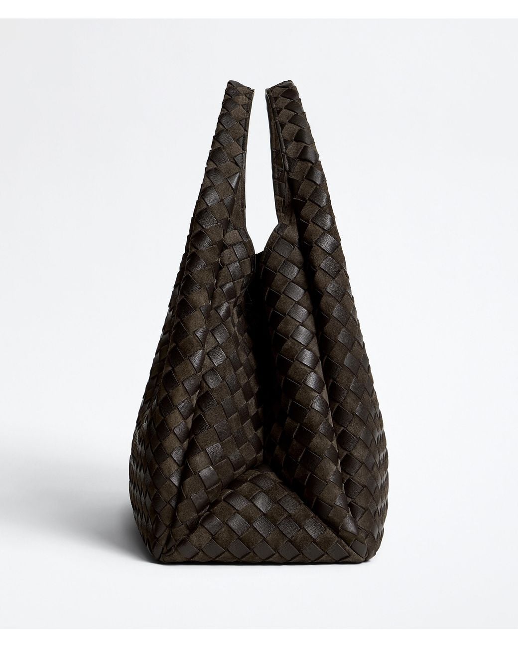 Bottega Veneta Black Large Campana Shoulder Bag