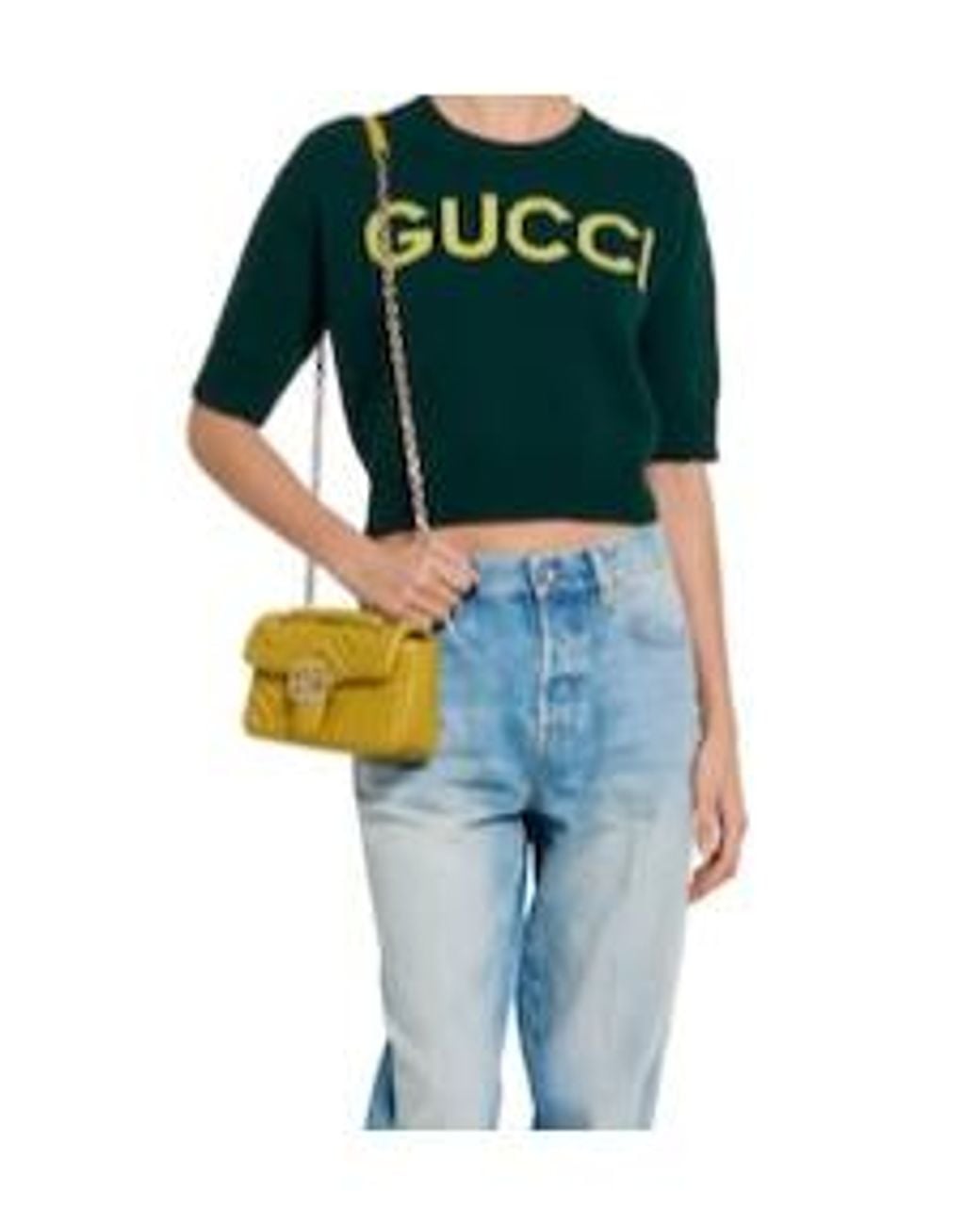 Gucci Metallic Gg Marmont Small Shoulder Bag