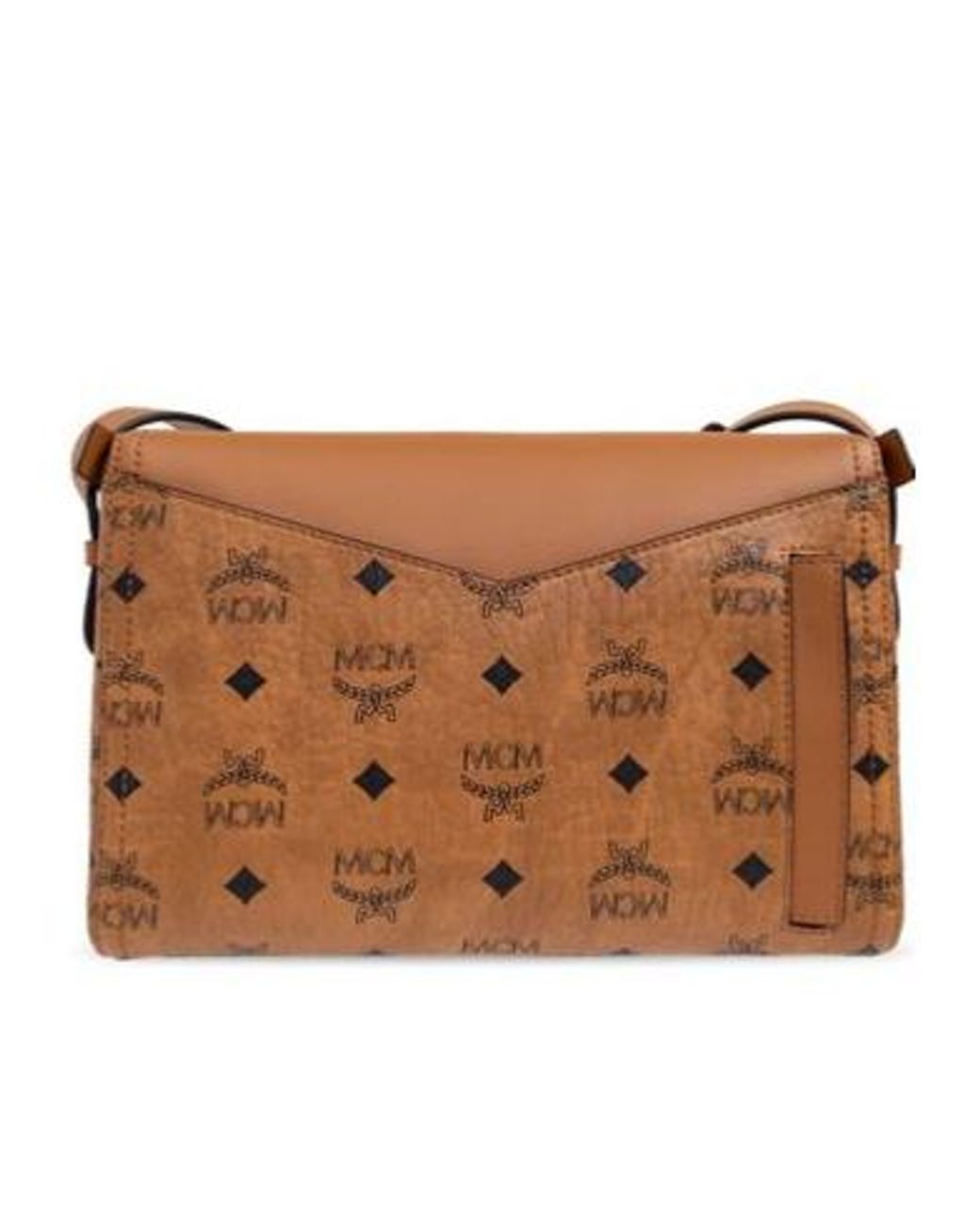 MCM Brown Diamant 3D Shoulder Bag