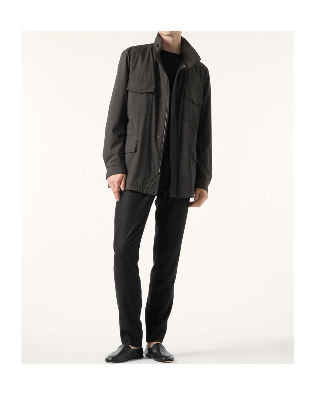 Loro Piana Gray Traveller Field Jacket for men