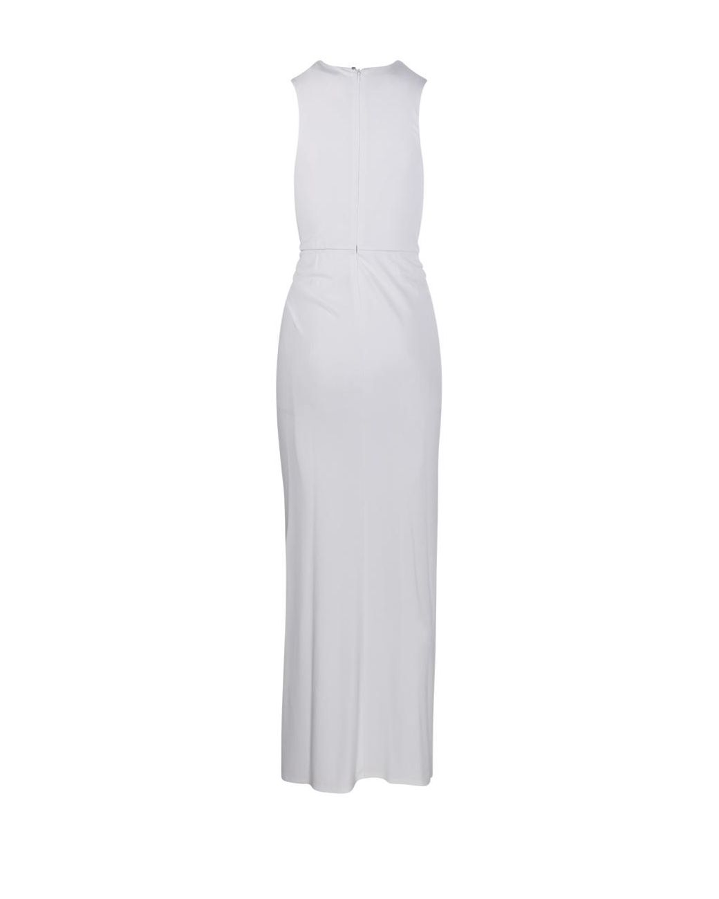 Sportmax White Saletta Ring-Detail Maxi Dress
