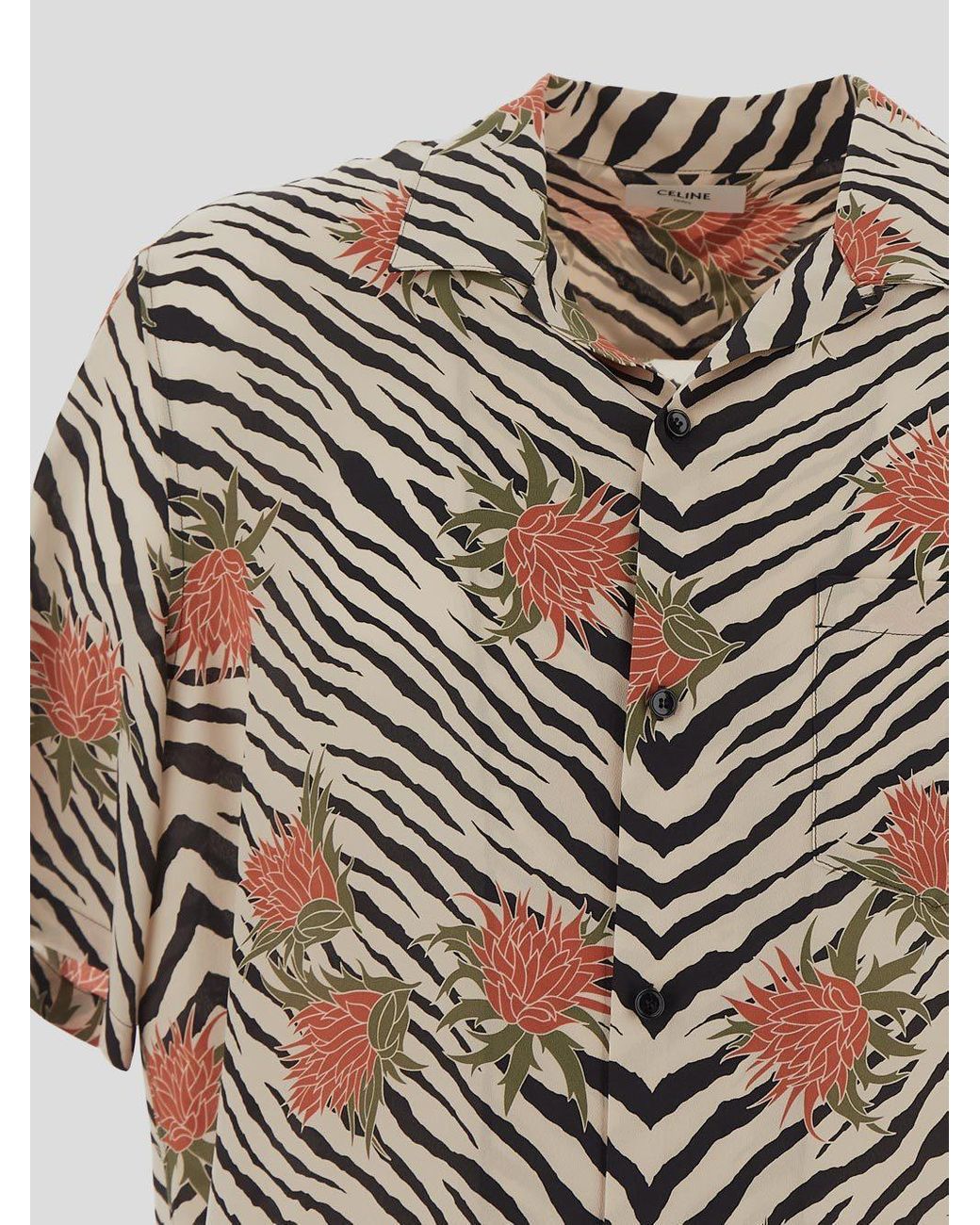 Céline Gray Hawaiian Shirt for men