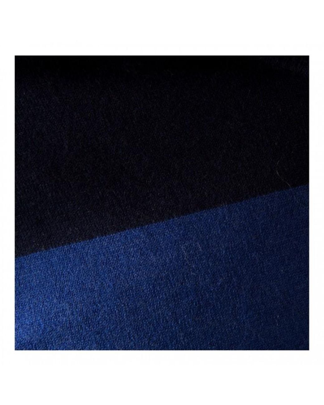 Iceberg Blue Striped Detail Pullover for men