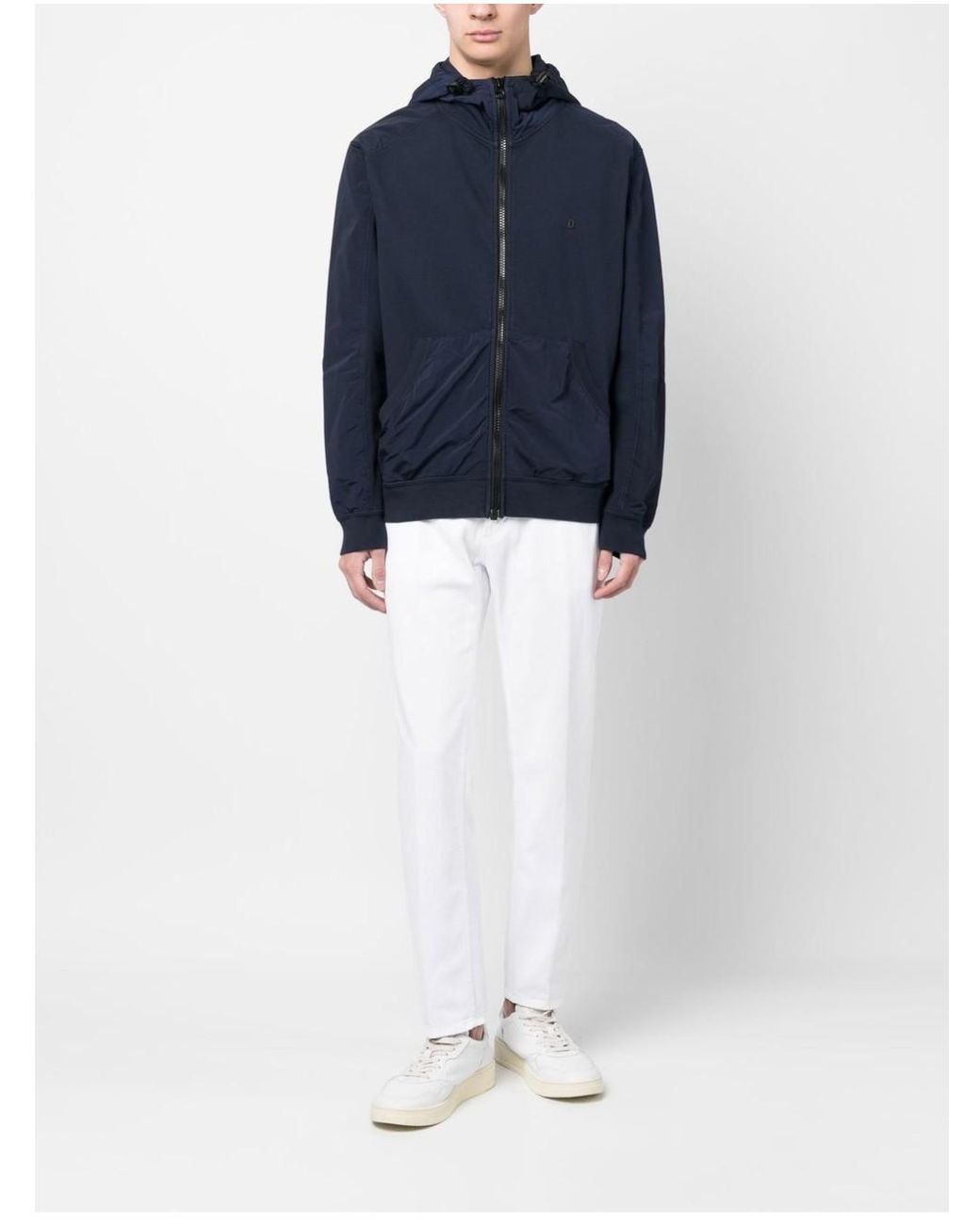 Dondup White Logo Jeans for men