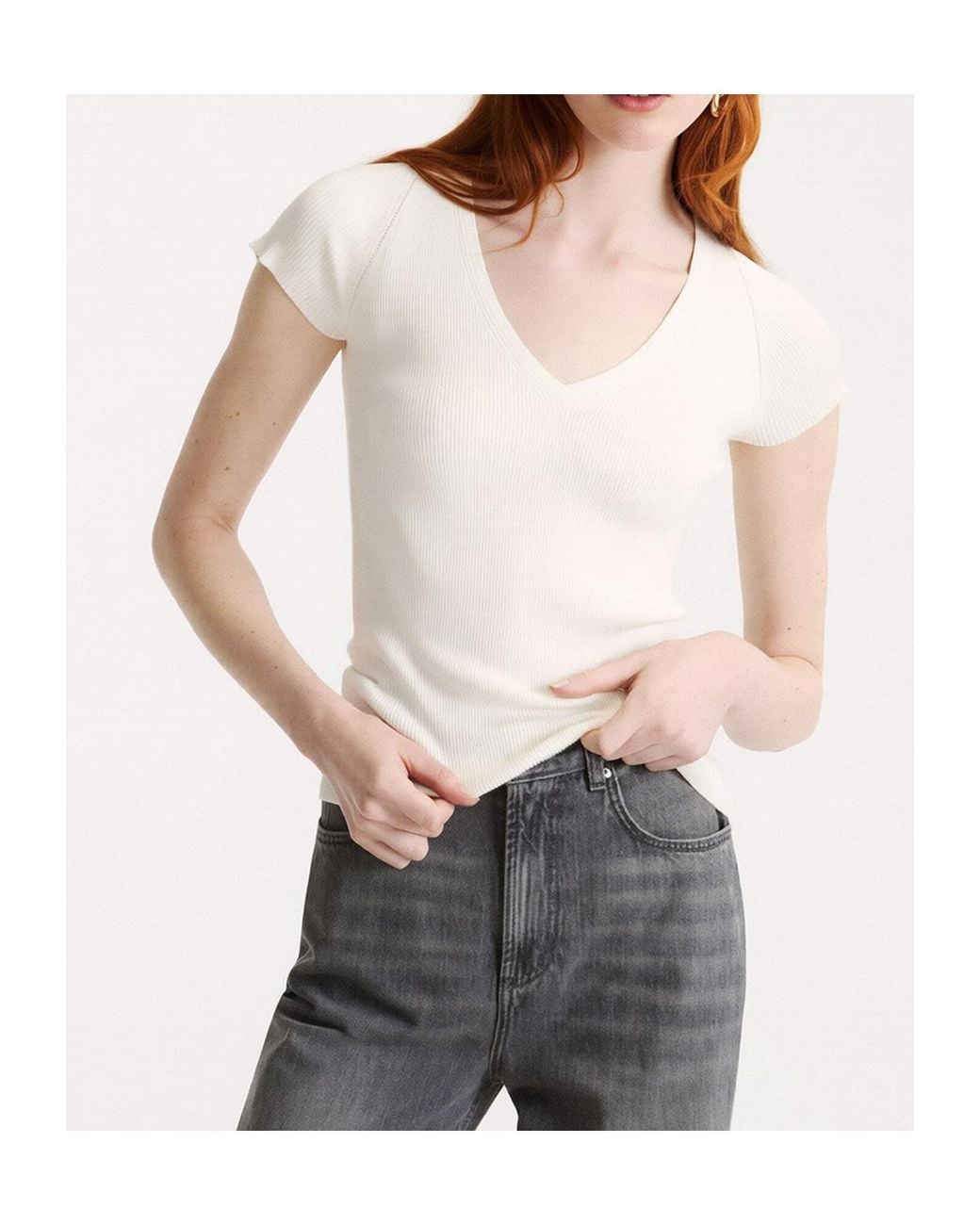Marella White Short-Sleeved T-Shirt