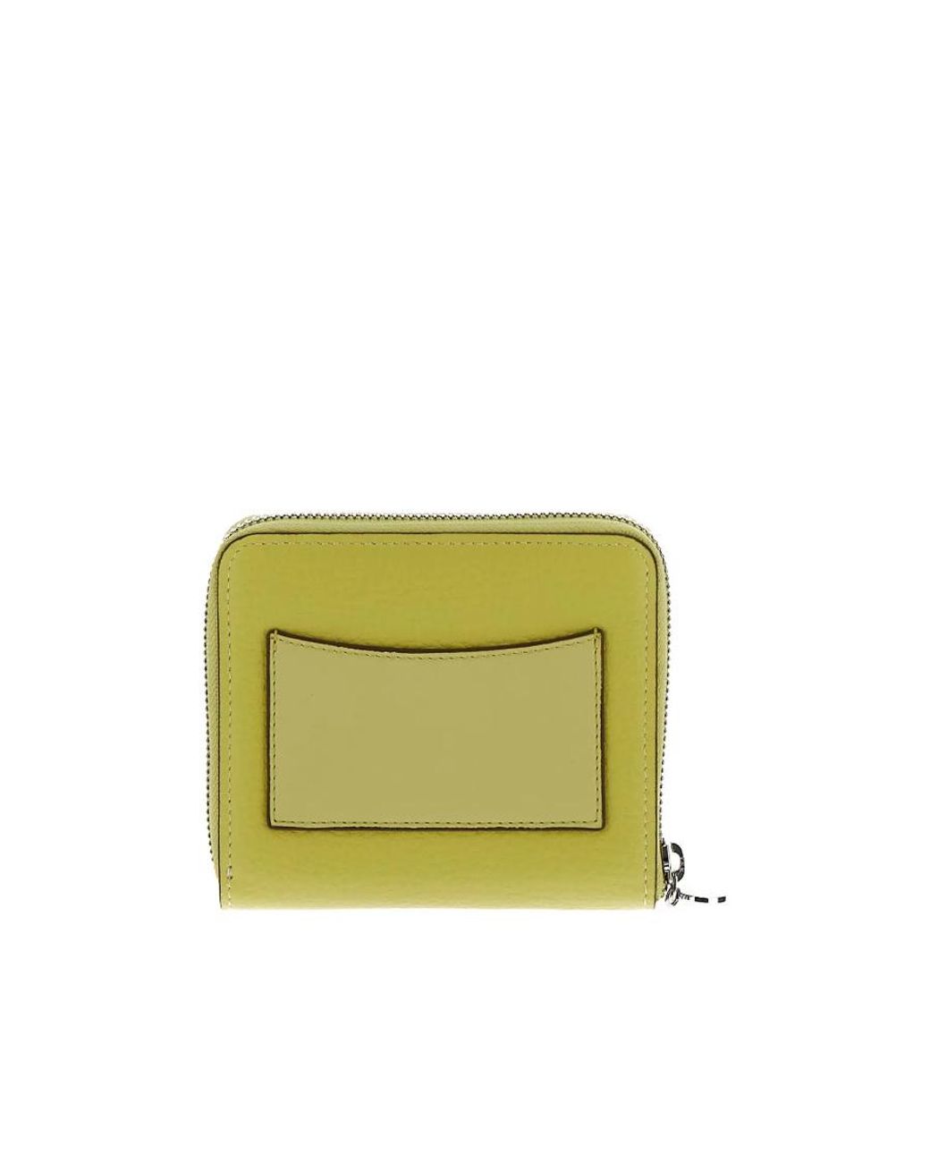 Stella McCartney Green Logo-Printed Zip-Around Wallet