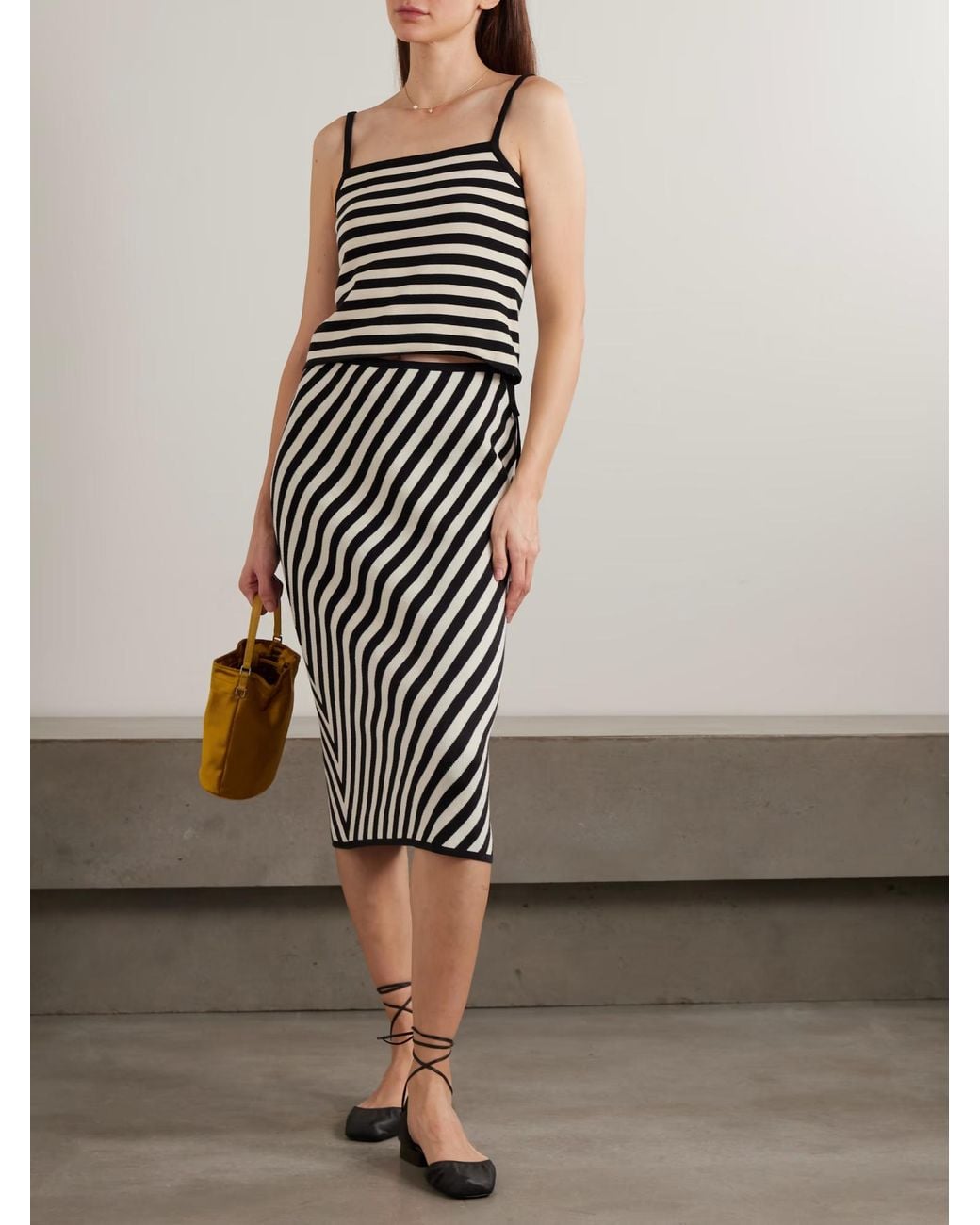 Posse Black Darcy Striped Vest