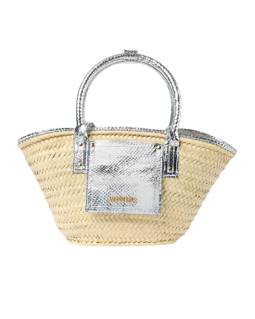 Jacquemus Metallic The Small Soli Basket Bag